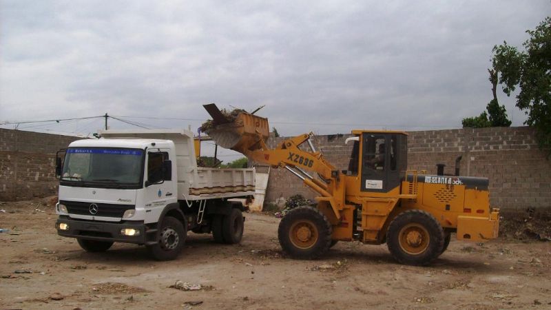 Limpieza intensiva en el cementerio municipal capitalino