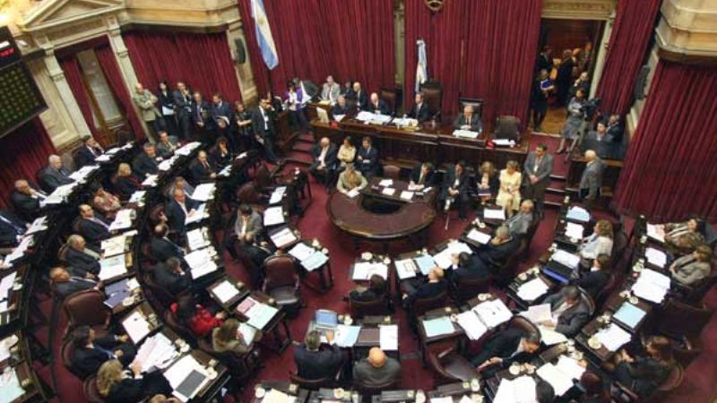 El Senado convirtió en ley el 82% móvil, tras diez horas de debate