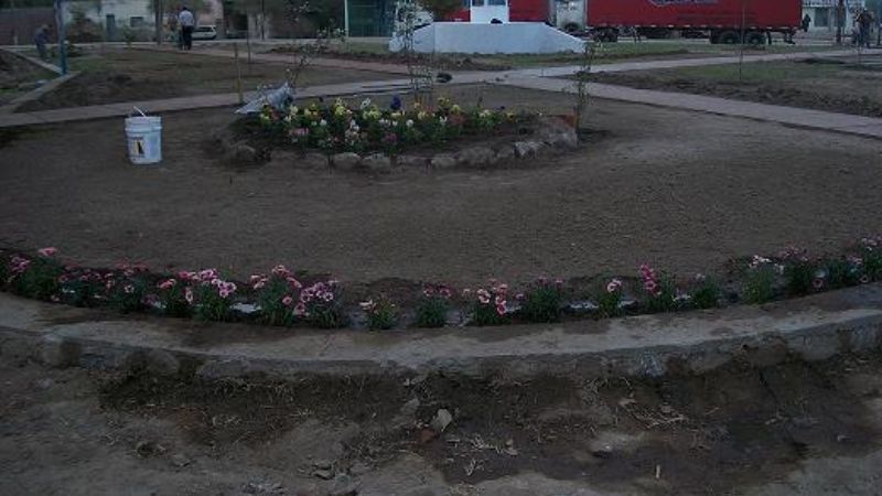 Importantes avances en la remodelación de la Plazoleta Virgen del Valle