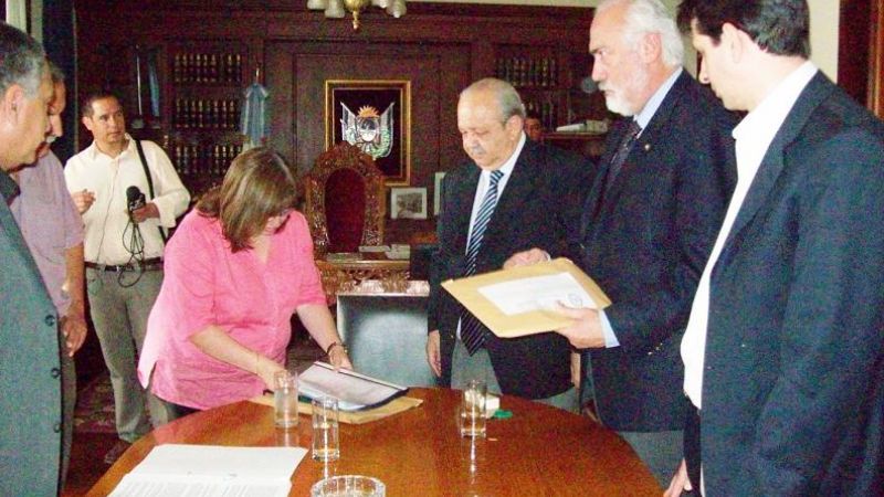 Abrieron los sobres para la pavimentación de Av. Manuel Navarro