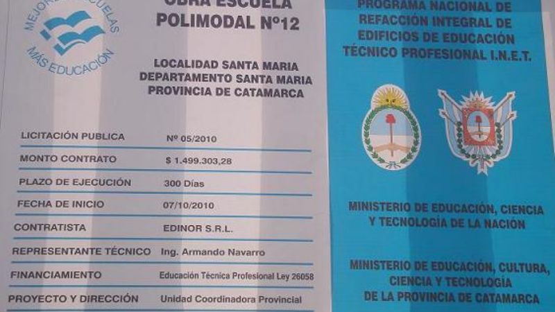 Comenzaron los trabajos en la escuela técnica de Santa María