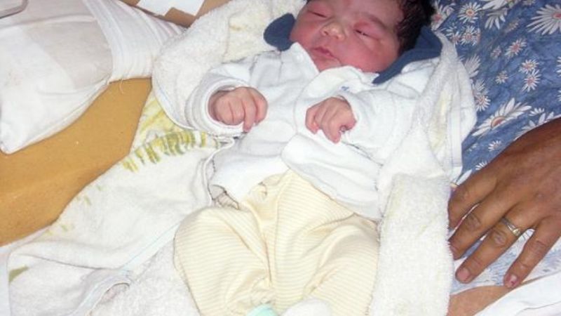 Nació beba con 5,250 kg. en Fiambalá