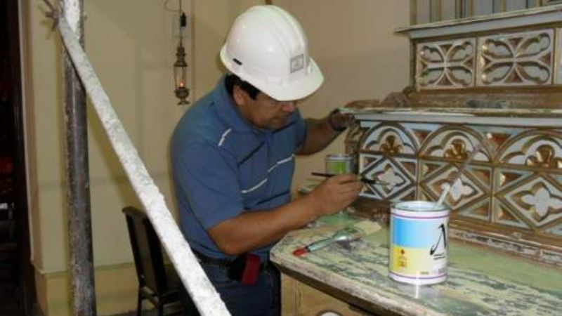 Habilitarán obras de restauración del templo en La Merced