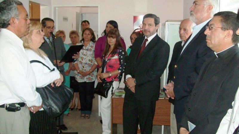 Bendijeron obras en la posta sanitaria de La Chacarita