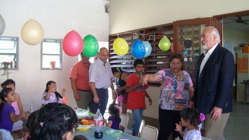 Guzmán recorrió obras en Banda de Varela