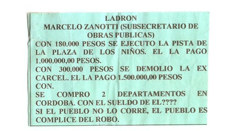 Volantean a Marcelo Zanotti