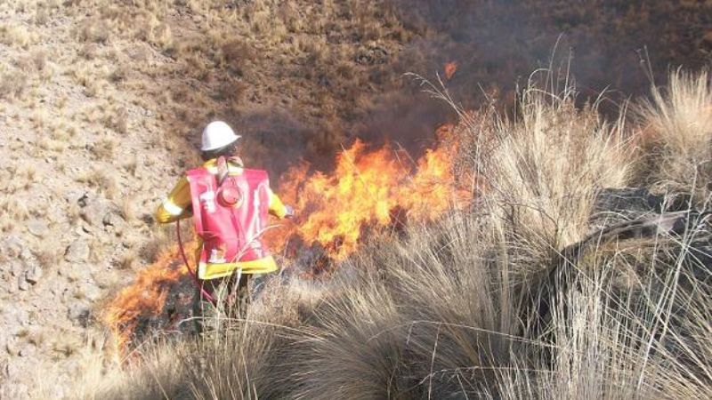 Nuevo incendio en Capayán