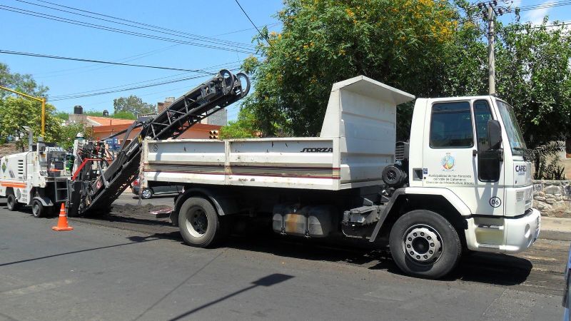 Trabajos en la Av. Virgen del Valle 