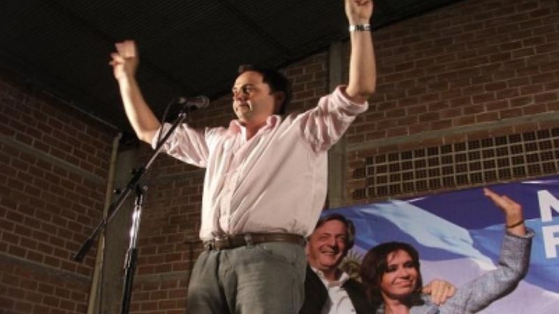 Mera participó del acto en homenaje a Néstor kirchner