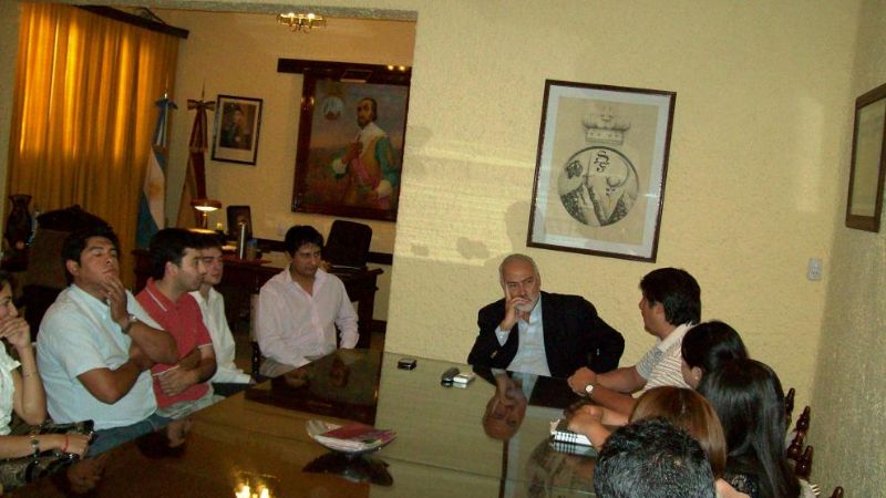 Guzmán recibió a la Alianza Encuentro Joven Radical