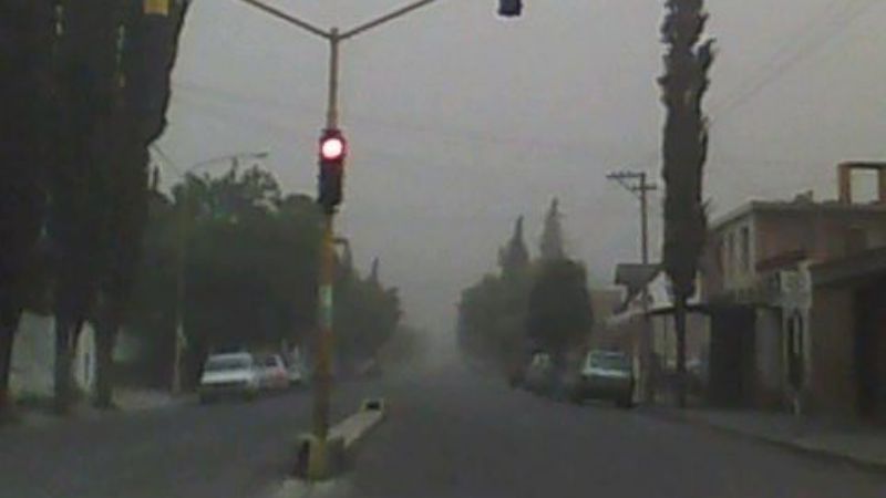 El viento y la tierra paralizaron Santa María
