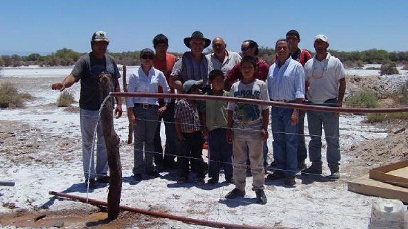 Primera bomba solar en el Salar de Pipanaco