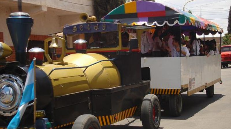 Santa María ya tiene su tren