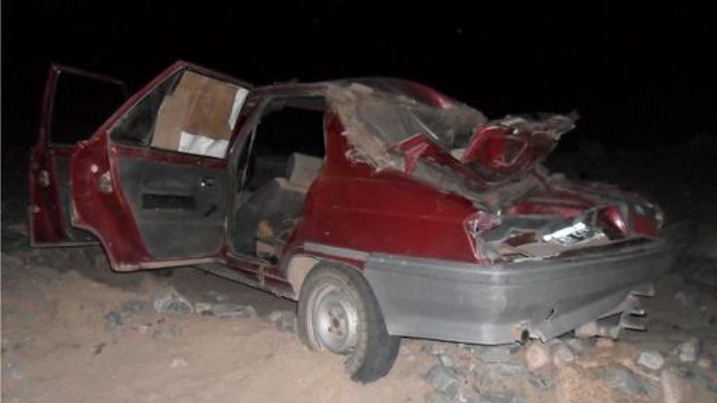 Volcó auto en la ruta a Las Termas