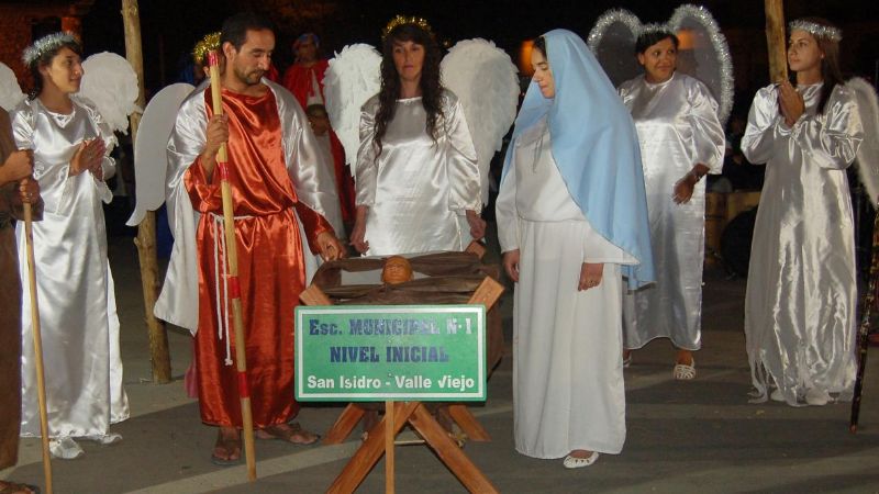 En la Plaza del Aborigen se festejó la Navidad