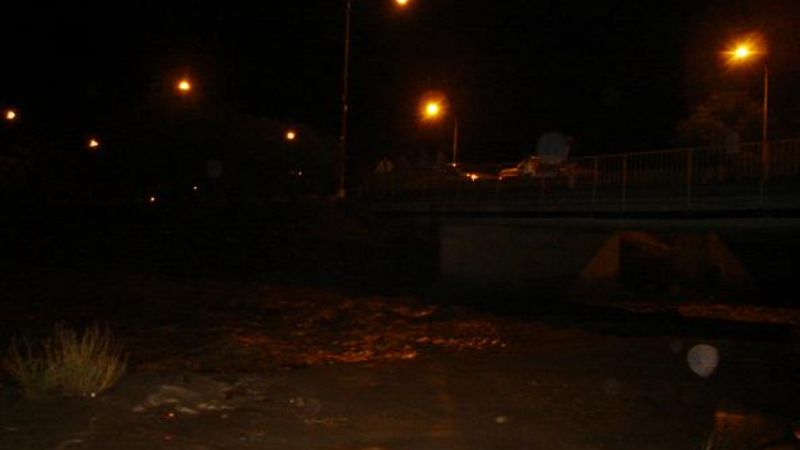 Fuerte tormenta en la noche de Santa María