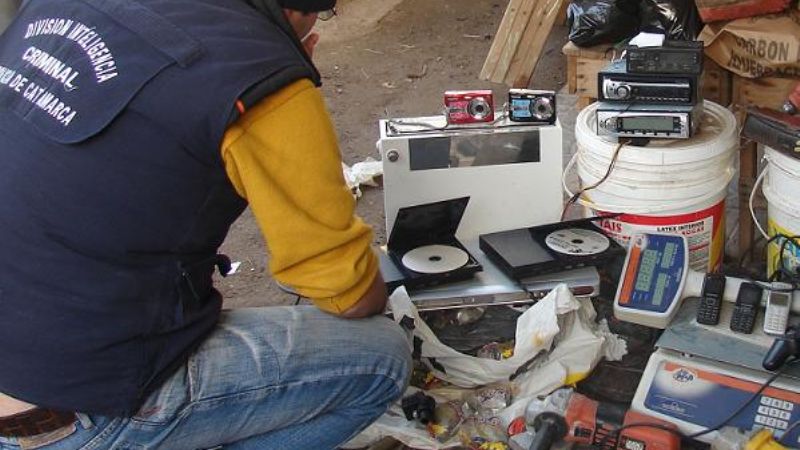 En 14 allanamientos, recuperan importante cantidad de elementos robados