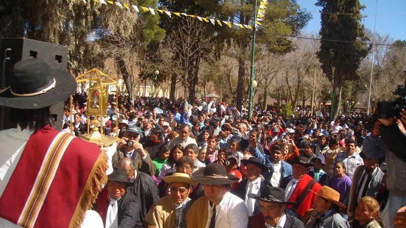 Una multitud en la fiesta de San Roque
