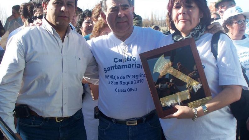 Comitiva de Caleta Olivia en Santa María