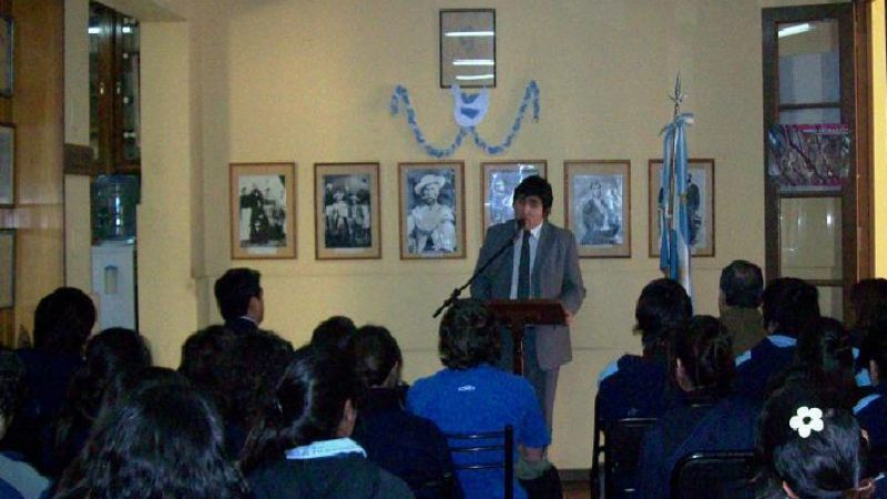Se realizó charla sobre la vida del Gral. San Martín