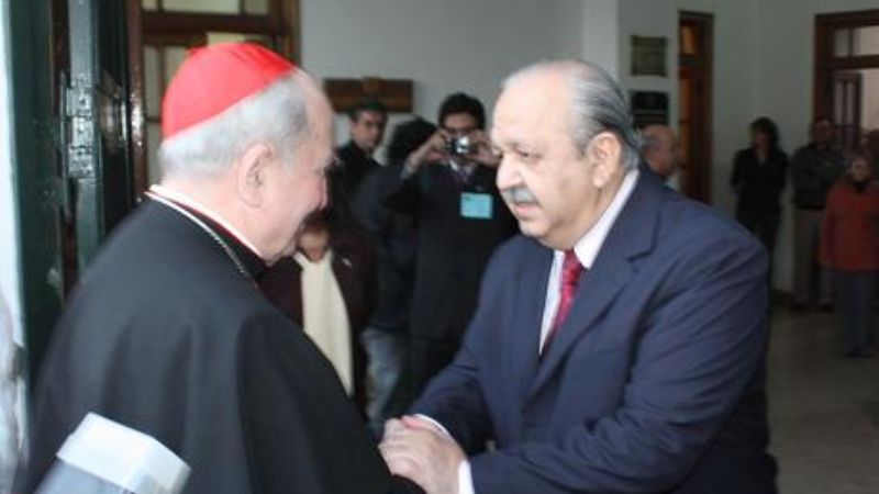 El Gobernador recibió al representante del Papa