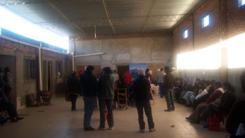 Personal de la Comisión Nacional de Pensiones en Santa María