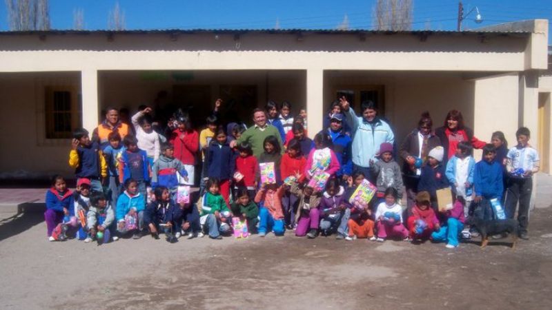 Festejos del Día del Niño en zona serrana