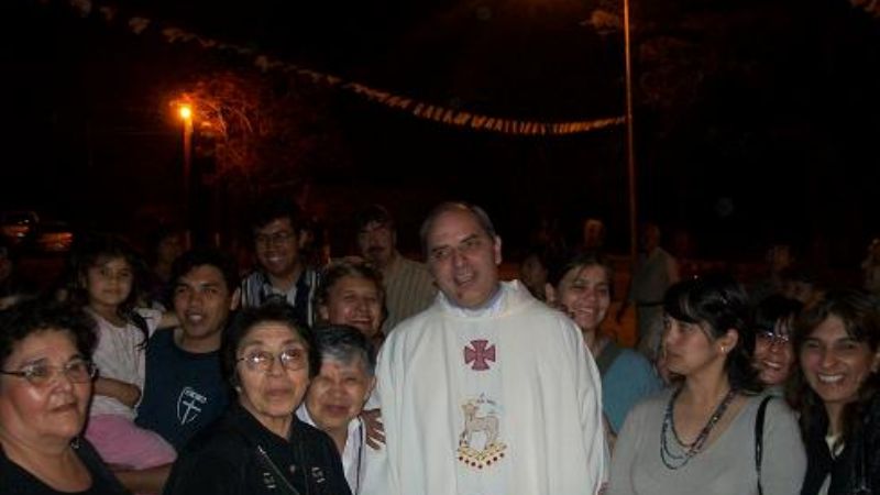 Fray Mamerto Esquiú le dio la bienvenida al nuevo párroco