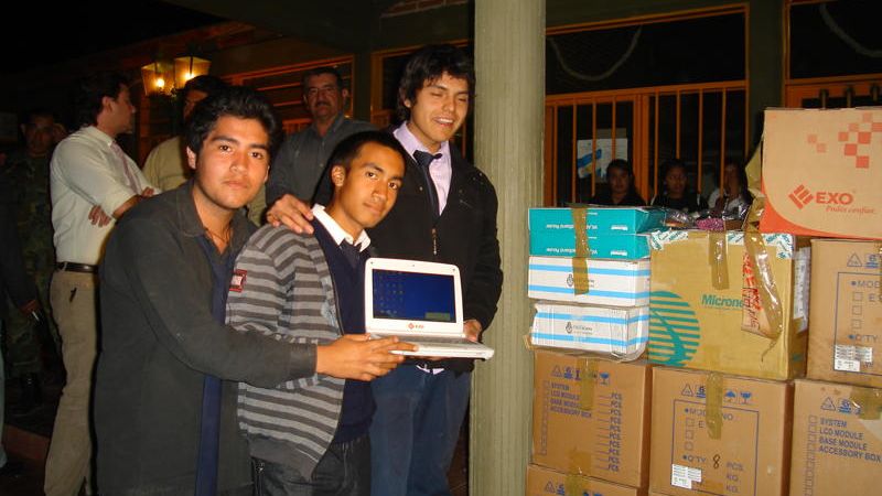 Llegaron las netbook a la ex técnica de Santa María