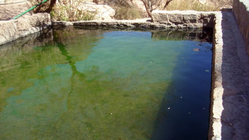 Reclamos por la falta de limpieza en las termas  de Fiambalá