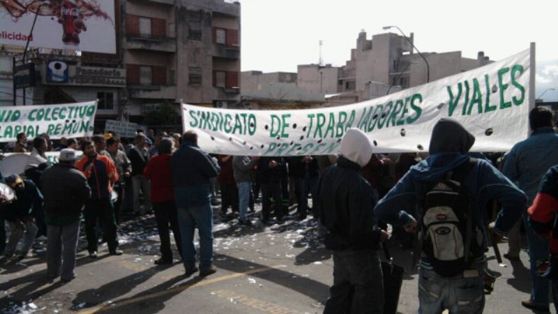 Contundente reclamo de viales