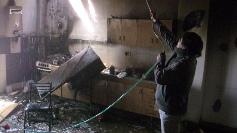 Incendio provocó cuantiosos daños materiales en una vivienda
