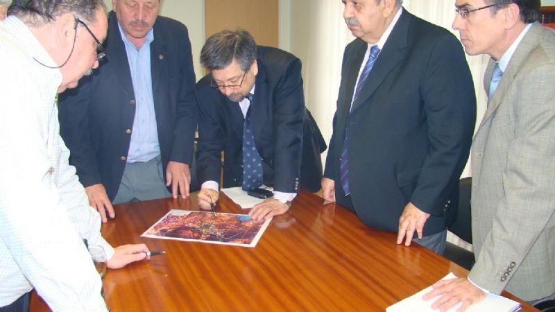 Benitez se reunió con Brizuela del Moral