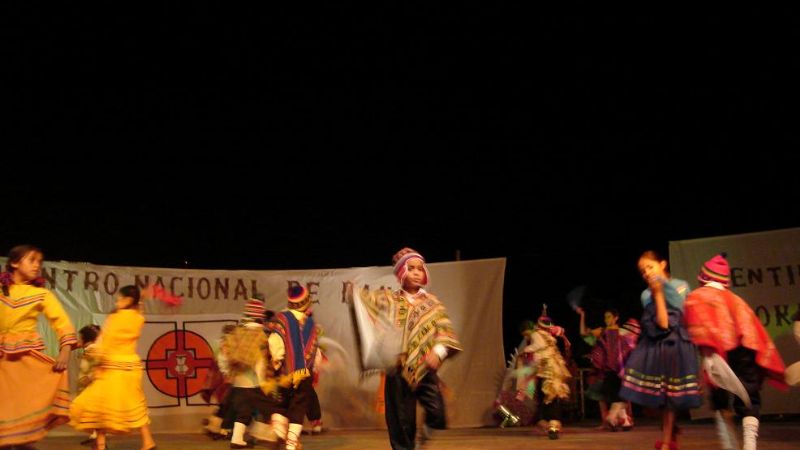 Las danzas brillaron en Santa María