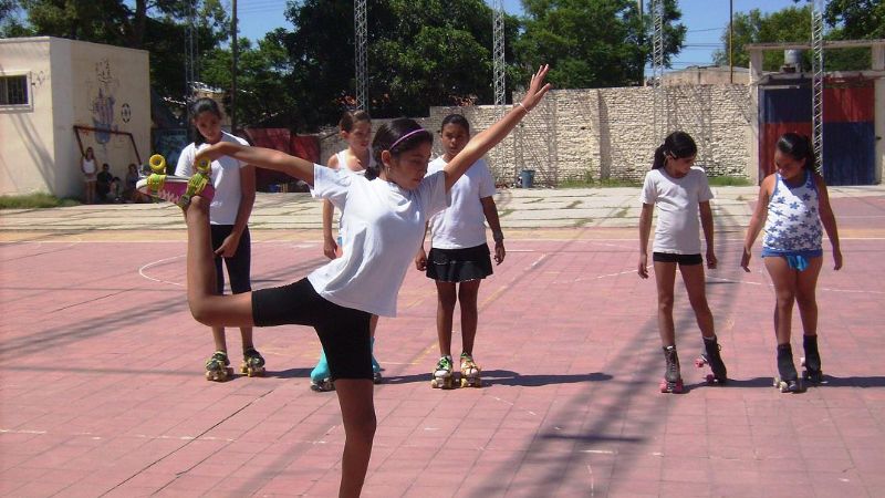 En la Capital, Vacaciones en Patines