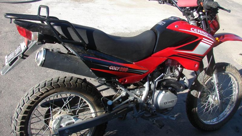 Secuestran motocicleta