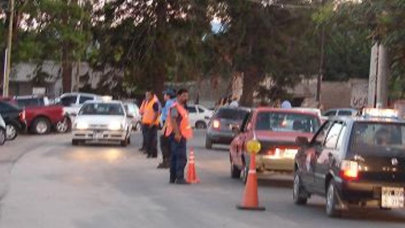 Mega operativo de control vehicular 