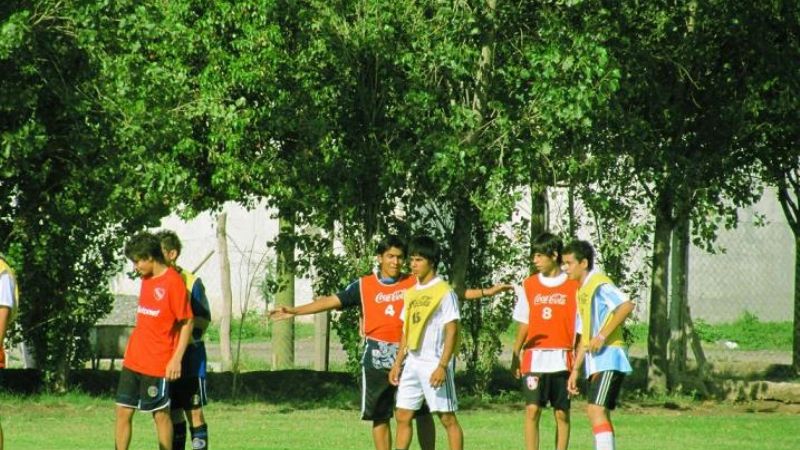 Jugador de Estados Unidos en la Escuela de Fútbol Soy de River 