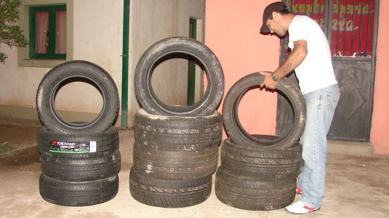 Recuperaron cubiertas robadas