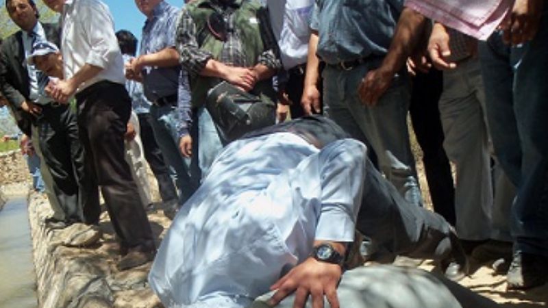 Se inauguró un pozo de agua para riego en Las Mojarras