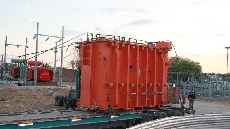 Ya en el final del FCS, llegó un transformador para El Pantanillo