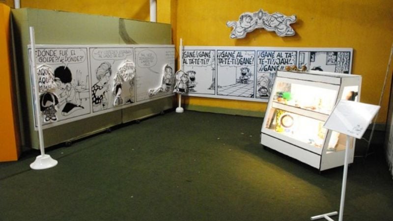 Abre la muestra “El mundo de Mafalda” en la Feria del Libro