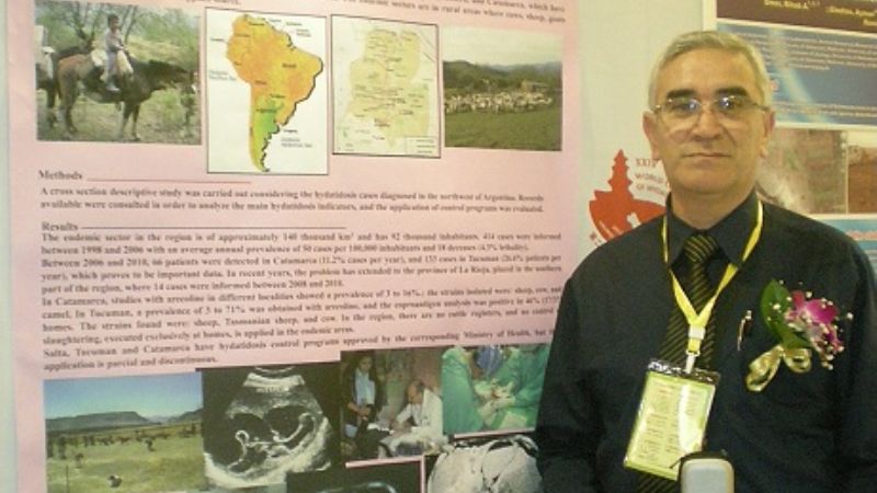 Catamarqueño distinguido en el Congreso Mundial de Hidatología 