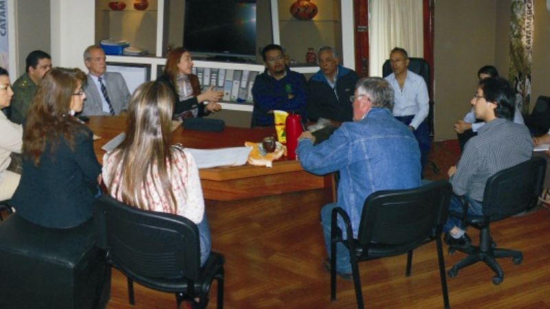 Reunión de trabajo para la edición del Dakar 2012