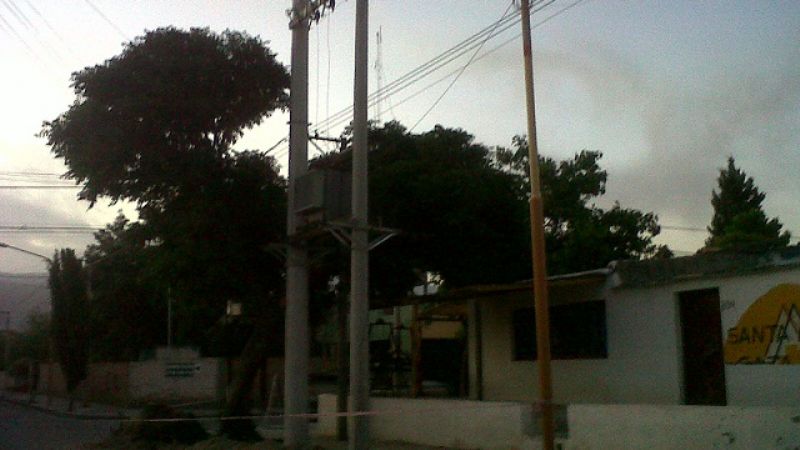 Con tardanza, volvió la energía eléctrica a Santa María