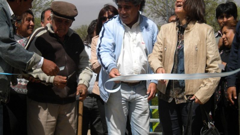 Corpacci dejó inauguradas las obras en Loro Huasi