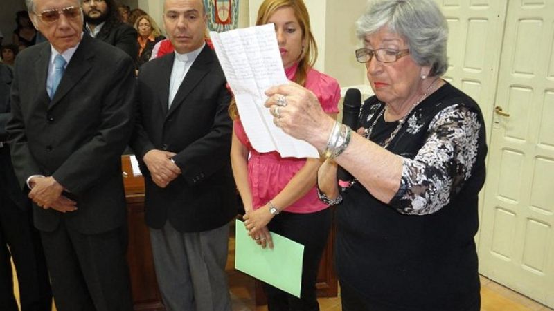 Declaran Ciudadana Ilustre a la Dra. María Elisa Tula