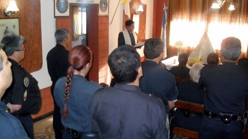 La Virgen del Valle visitó la Policía Federal