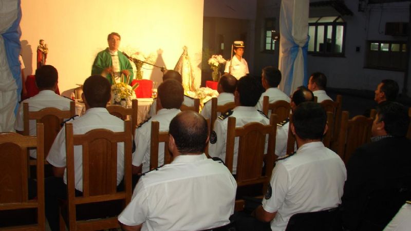 La Virgen del Valle visita la Jefatura de Policía