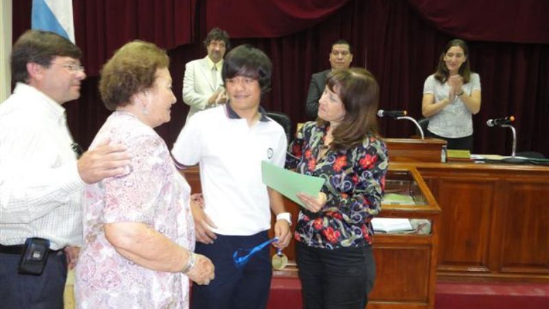 El CD distinguió a Lisandro Cubas Ibáñez